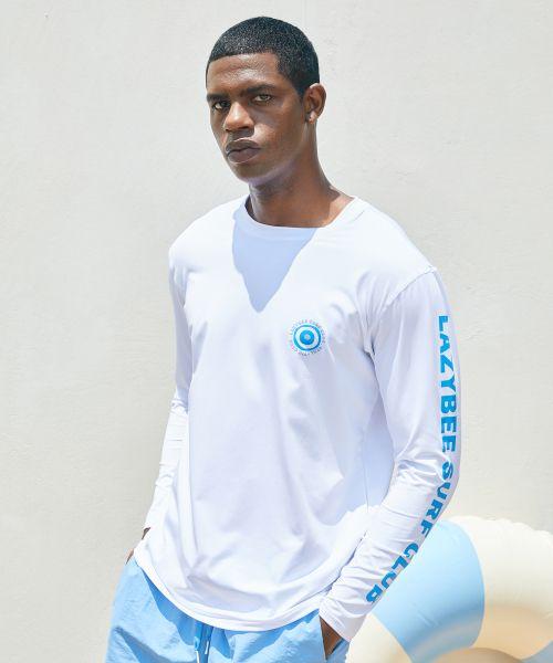 Leijibi Lettering 2 Loose Fit Long Sleeve (Running Gym Wear Workout) Top W 4 Colors (B Type)