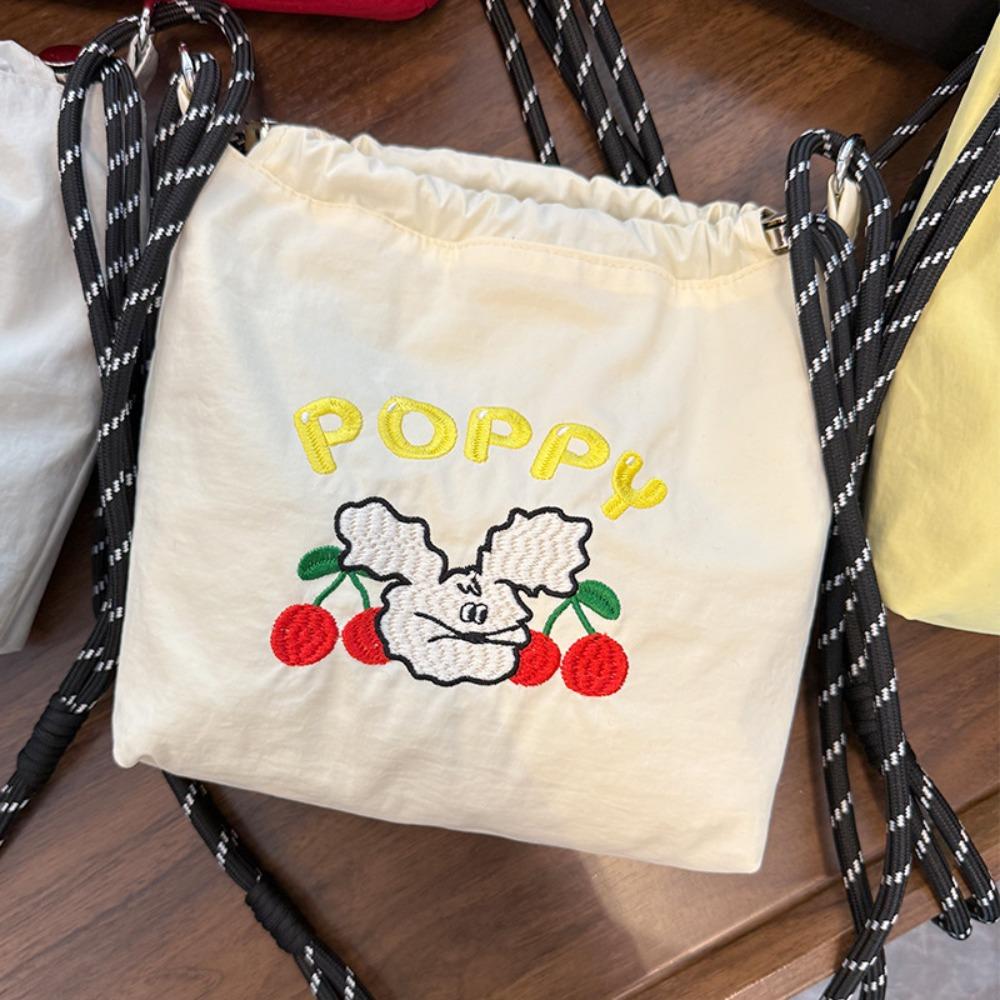 

Printing Embroidery Handbag Tote Bag Shoulder Bags Casual Nylon Crossbody Bag Student Style 3