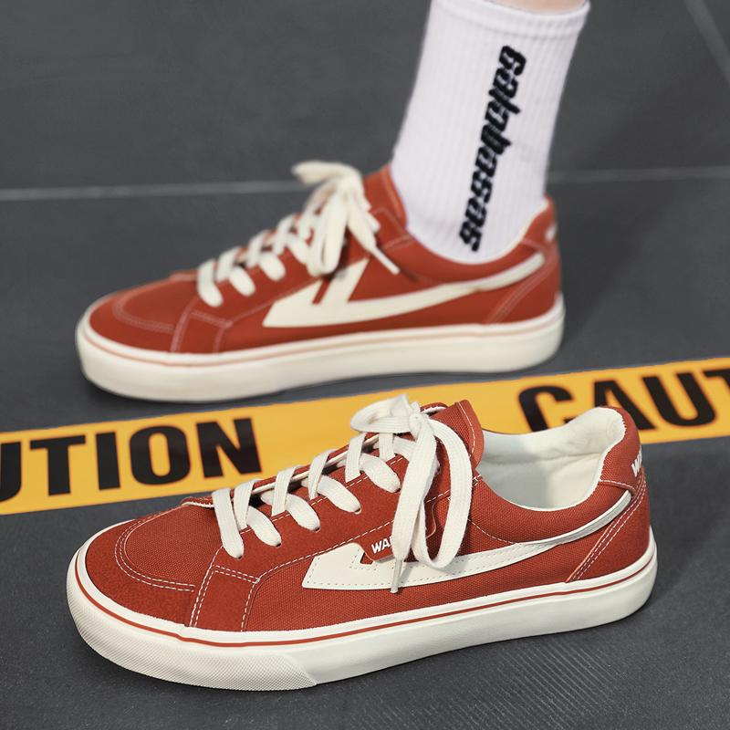 Warrior Simple Versatile Youth Campus Fashion Trend Daily Commute Durable Balanced Lightweight Low-Top Skate Shoes Unisex sneaker WXY-Q705HJ04