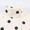 2026 summer new European and American cross-border women's clothing street fashion polka dot bomber jacket w025 12535