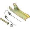 PATIKIL 2.2 Inch Hook Safety Latch Kit, 4 Pack Metal Towing Hitch Replacement for Clevis Hook Trailer, Golden Tone