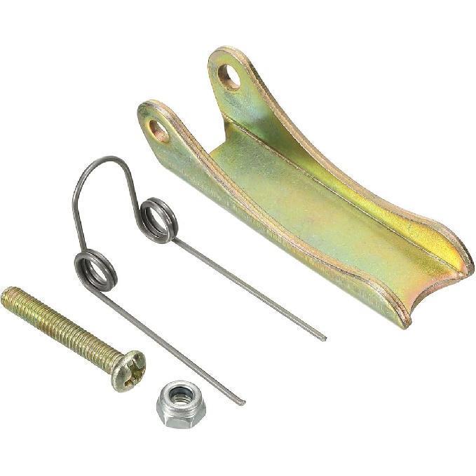 PATIKIL 2.2 Inch Hook Safety Latch Kit, 4 Pack Metal Towing Hitch Replacement for Clevis Hook Trailer, Golden Tone