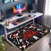 1Pc Musical Elements Printed Circular Carpet, Home Door Mat, Outdoor Travel Protection Carpet A8
