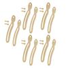 10 Set Lid Support Hinge Copper Vintage Lid Stay Safe Hinge for Cabinet Jewelry Box Shelf