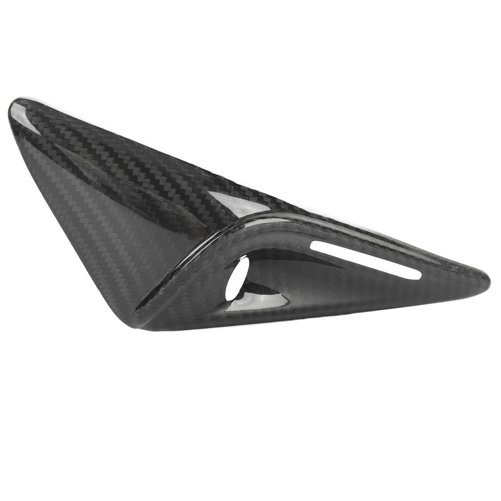 2PCS Car  Side Mudguard Camera Vent Cover Trim Carbon Fiber UV Resistant Replacement For Tesla Model S 2025+