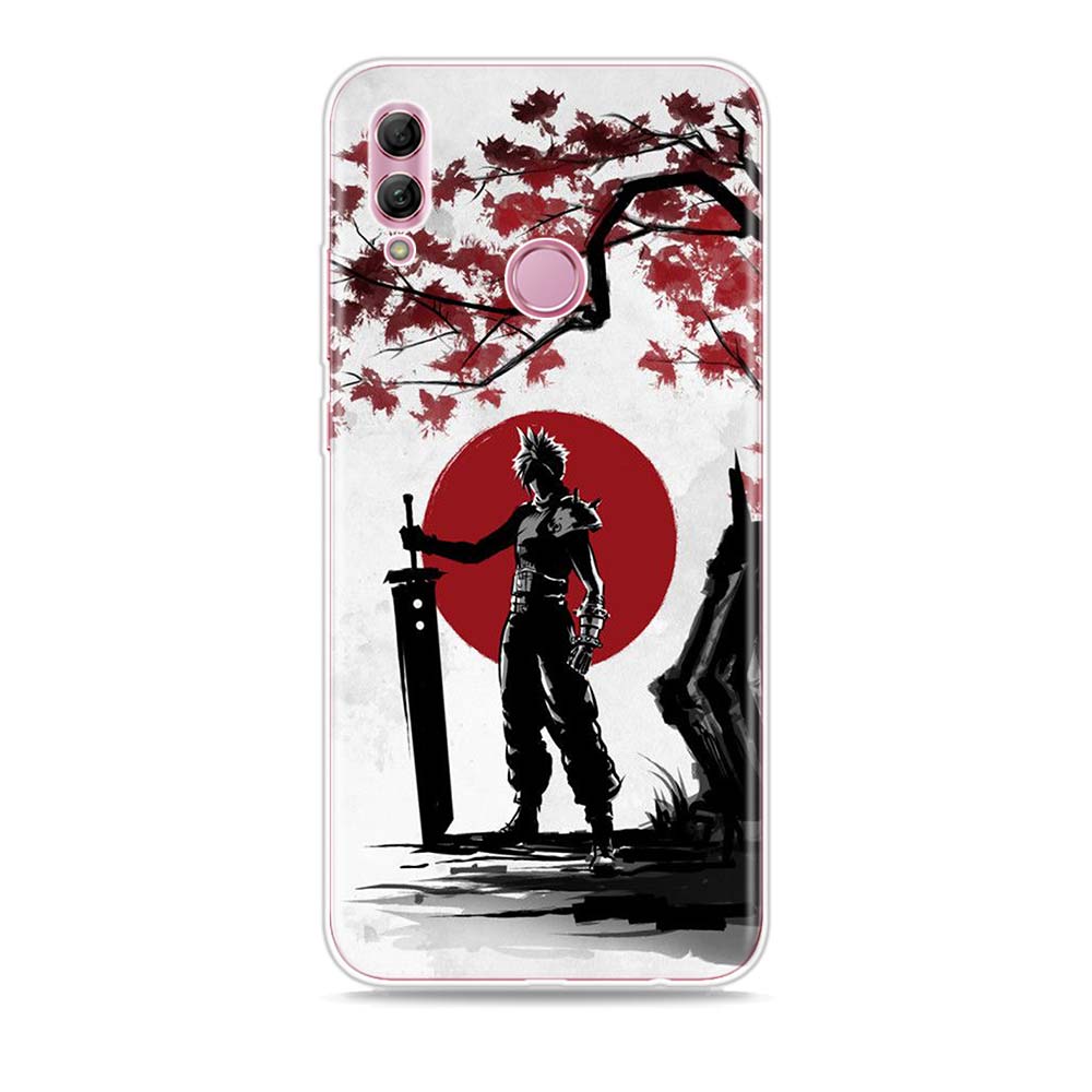 Japanese Red Sun Anime Silicone Cover For Honor 30 30S 30i 9 10 9A 9C 9S 9N 10i 10X 9X Lite Pro 5G Phone Case