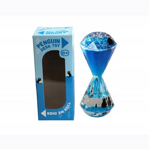 Blue Penguin Jewel-Shaped Hourglass