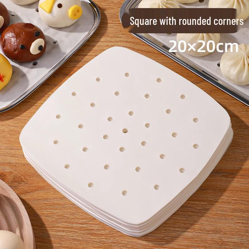 Disposable Non-Stick Steamer Mat for Baozi and Buns