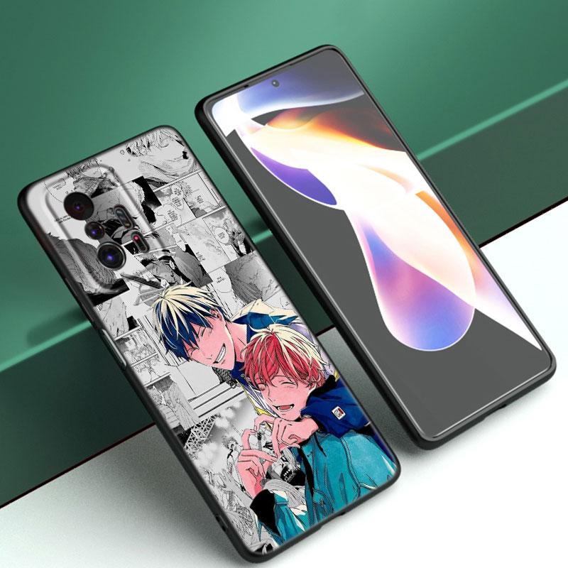 Anime Given Yaoi Phone Case For Xiaomi Mi A2 8 9 SE Note 10 10T 11 12 Lite 9T 11T 12S 12T Pro A3 6X 12X Soft TPU Black Cover