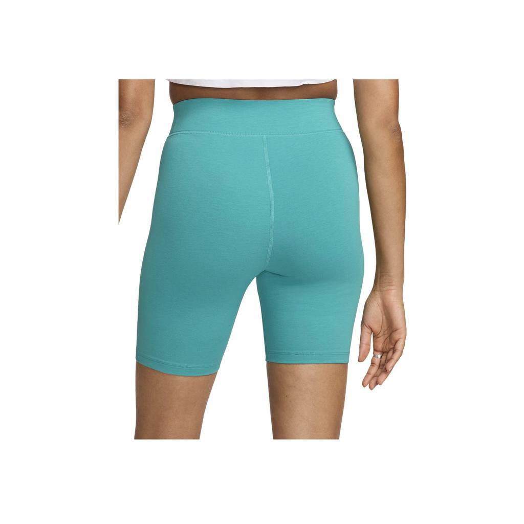 Nike Sportswear Classic Solid Color Logo High-Waisted Motorcycle Sports Shorts Women shorts Dusty-Cactus DV7797-345
