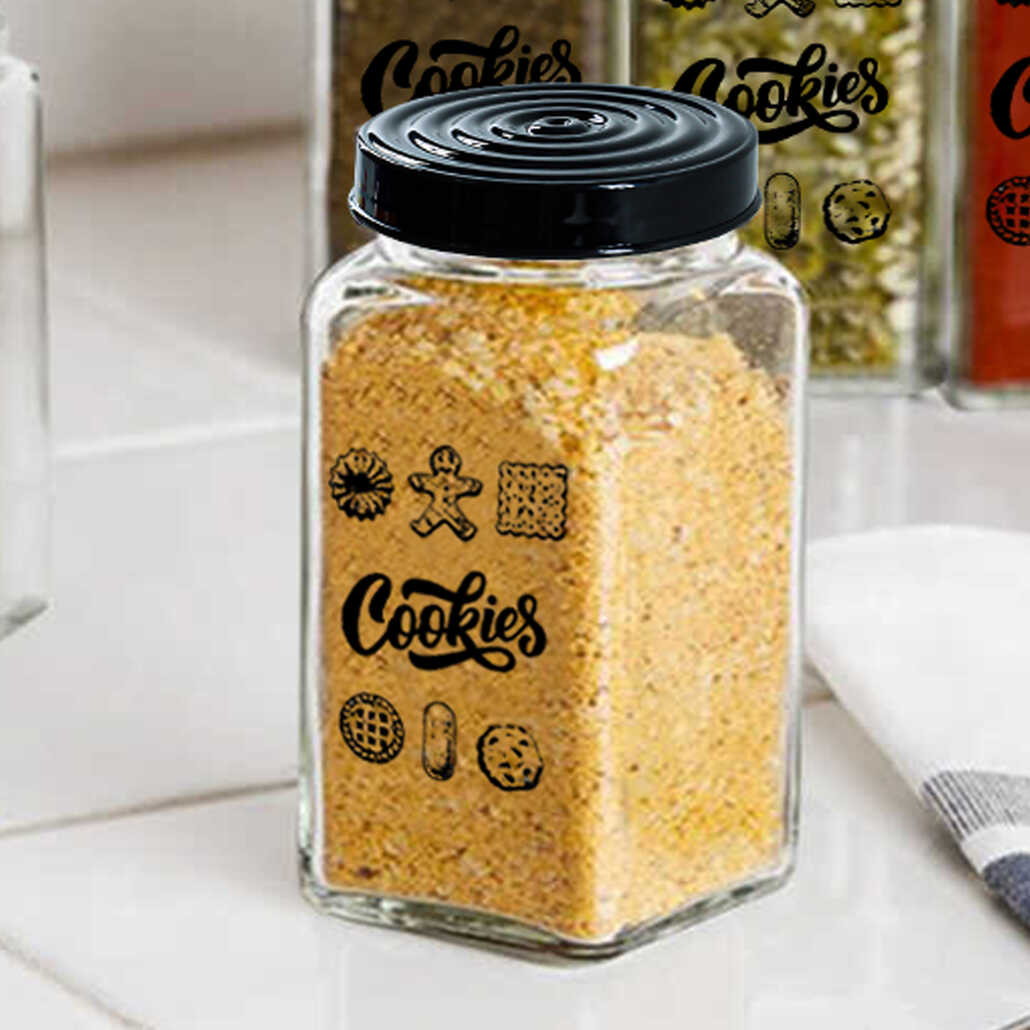 

Набор из 6 квадратных контейнеров для хранения пищевых продуктов Cookies