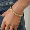 JYL Bracelet Bangle Wave Pattern Buckle Design Trendy Look Brings Flow & Opportunities