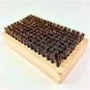 Wood Handle Metal/Nylon/Horsehair Ski Waxing Brush Snowboard Wax Brush Replacement Snowboard Maintenance Cleaning Tool