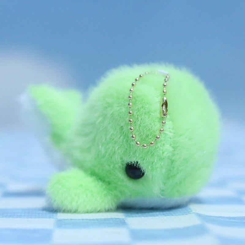 Cartoon Dolphin Keychain Plush Cartoon Stuffed Animal Doll Fluffy Cute Dolphin Plush Toy Pendant For Kids Baby Hug Doll