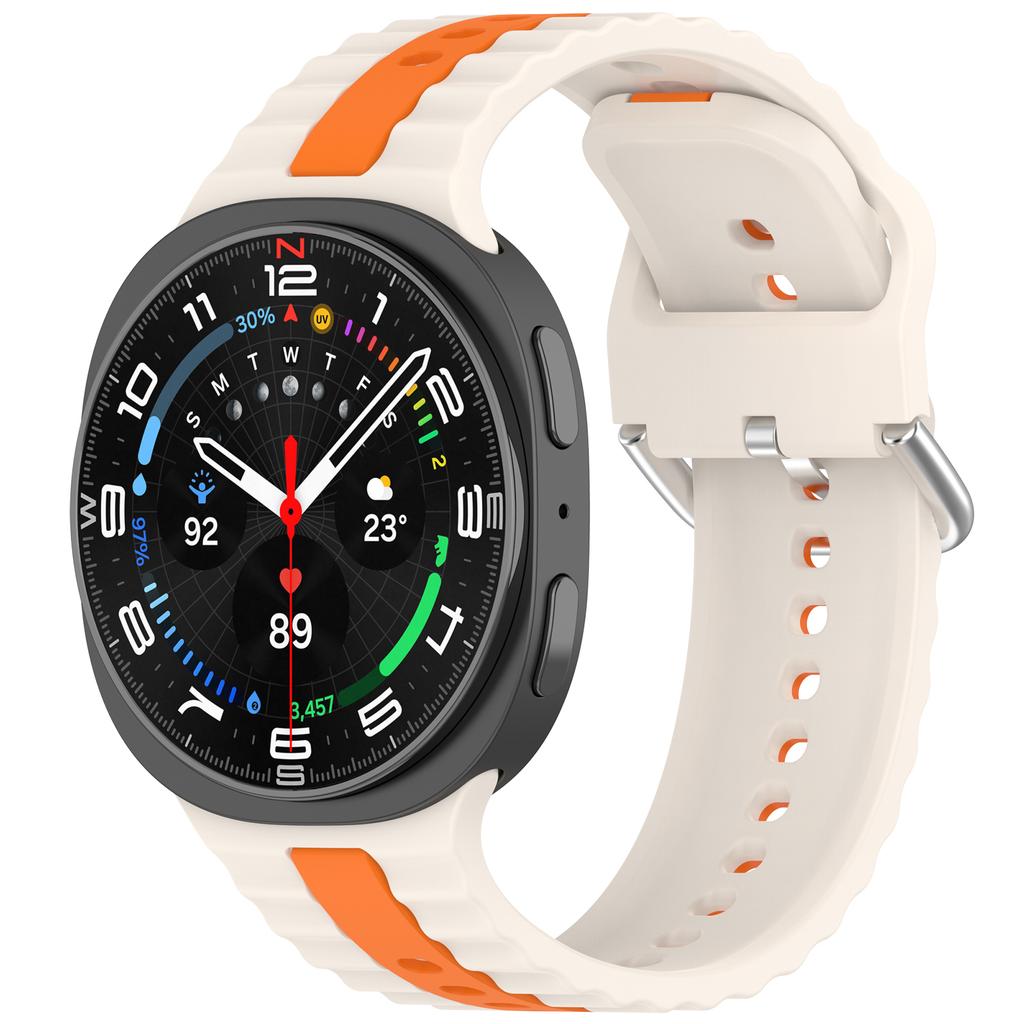 Original Silicone Strap for Samsung Galaxy Watch 8 Classic 46mm Sport Watchband for Galaxy Watch 8 40mm 44mm No Gaps Accessories