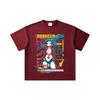 260 GSM Double Yarn 32 Count 100% Cotton Cyberpunk V9 Rebecca Print Unisex Heavy Cotton T Shirt