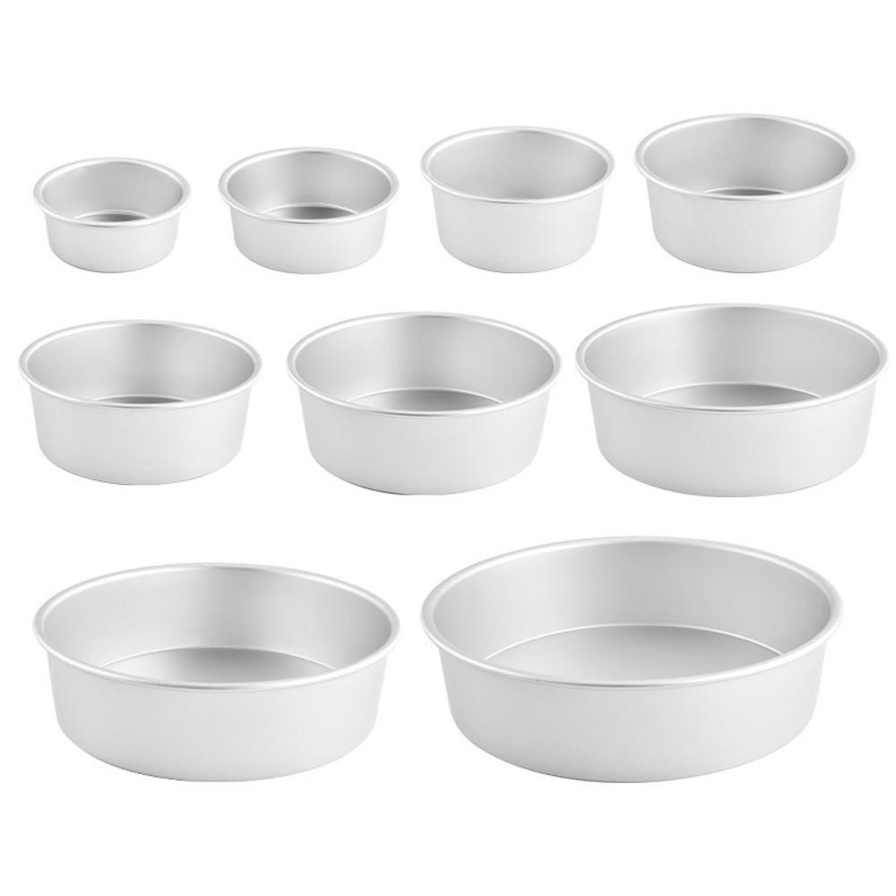 Round Cake Bake Pan Aluminum Alloy Cake Mold Pan New Cake Tin Kitchen Dessert Baking