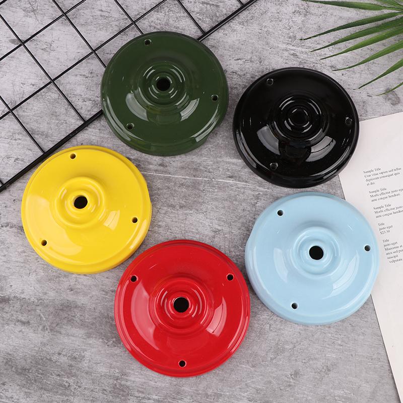 Color Diy All Ceramic Socket Ceiling Ceiling Light E27 Screw Bedside Light Wall Lamp Hanging Light Assembly Parts