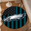 Philadelphia Eagles Yuvarlak Mat, Kaymaz Daire Halı Sandalye Halısı Salon, Yatak Odası, Paspas Ev Dekorasyonu Hediye Noel Hediyeleri İçin