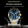 Top Brand New Chronograph  Fashion Watch Luminous Waterproof Men's Wrist Watch