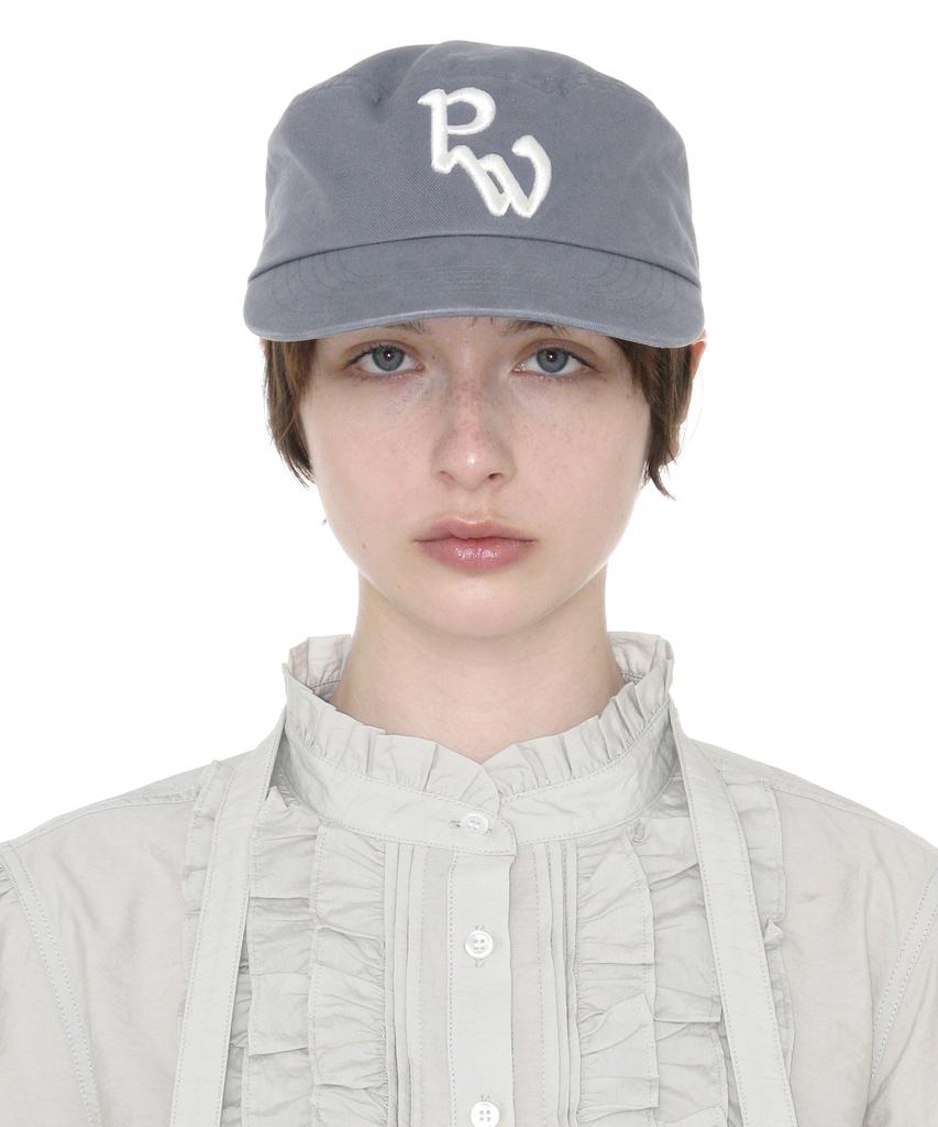 PARTIMENTO WOMEN Pw Symbol Pillbox Cap_Pastel Blue
