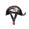 Retro-style inverted tail helmet, suitable for both men and women to ride in all seasons; lightweight spoon-shaped helmet