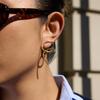 Yori Irregular Lines Encircling Butterfly Earrings For Women Prevent Allergy Stainless Steel High Quality Chic Jewelry