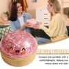Baozi Stress-Relieving Toy Colorful Realistic Giant Steamed Bun Squeezable Toy Reusable Low Rebound Decompression Toy Home Decor