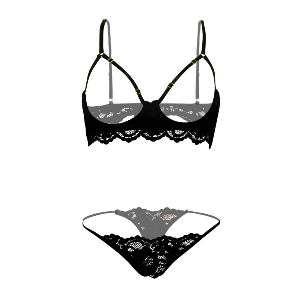 Р§РµСЂРЅС‹Р№ Omen Open Cup Bra Set Cupless Bra Lingerie РџРµСЂС„РѕСЂРёСЂРѕРІР°РЅРЅС‹Рµ С€РѕСЂС‚С‹ СЃ РїСЂРѕРјРµР¶РЅРѕСЃС‚СЊСЋ РќРёР¶РЅРµРµ Р±РµР»СЊРµ Р§РµСЂРЅС‹Р№ (FQ2680-Р§РµСЂРЅС‹Р№ (С‡РµСЂРЅС‹Р№), S) bs104-s-FQ2680-bk