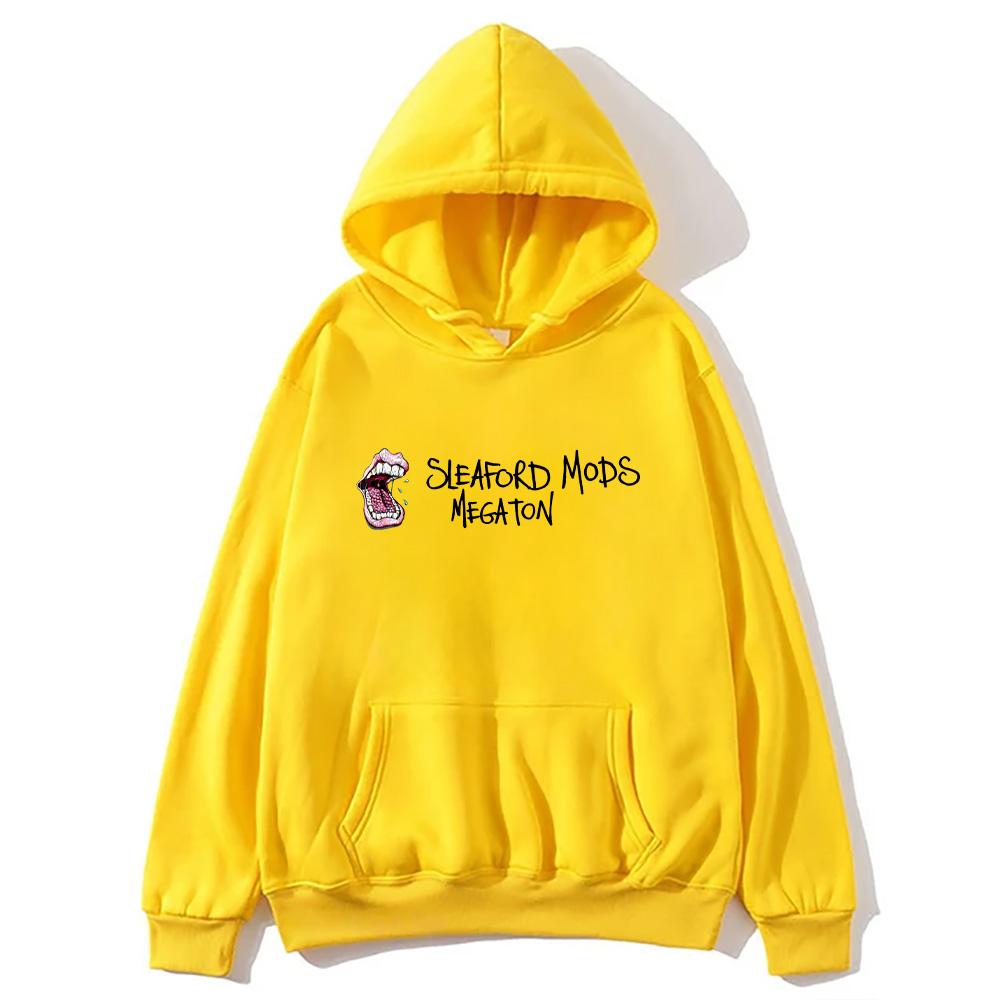 Sleaford Mods Megaton Hoodie Women Men Long Sleeve Hoody Fall High Street Oversize Streetwear Unique Aesthetic Creative