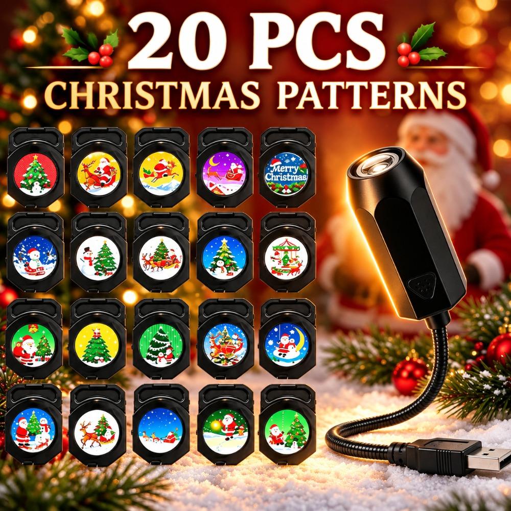 Creative LED Night Light LED Light Source Ambient Light Christmas Projector Lamp Indoor Decoration
