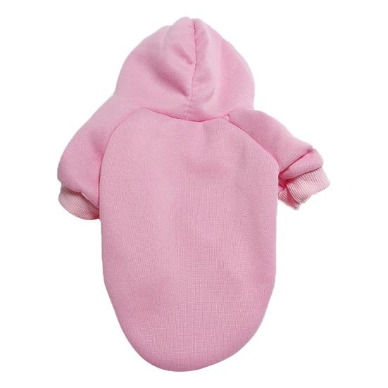 Dog Hoodie Pet Clothes Soft Fabric Easy On/Off Hooded Puppy Small Medium Dogs Cats Sweatshirt Pet Cold Weather Attire