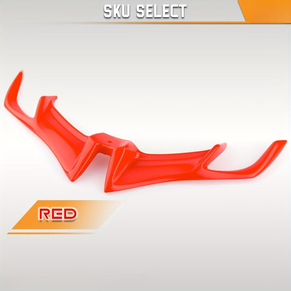 1x Motorcycle Front Wing Spoiler Carbon Fiber Look, Enhances Aerodynamics & Protects Underwing, V3 Parts Compatibility