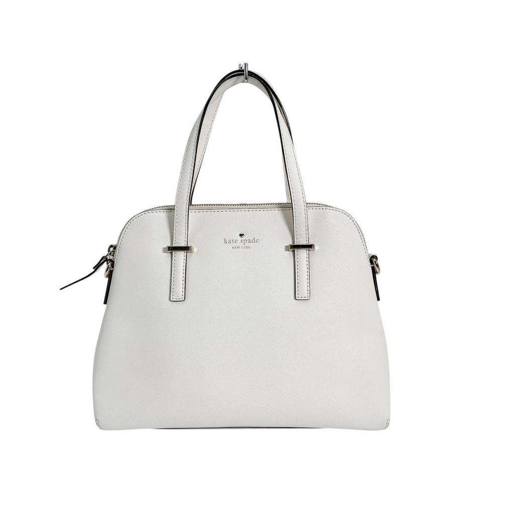Kate Spade Shoulder Bag Handbag PVC White Women PXRU4471 Used