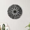 Acrylic Religious Wall Clock Non Ticking Round for Living Room Nursery Decor