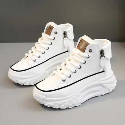 Damen Sneakers Luxusmode High Top Damenstiefel Plateau Freizeitschuhe Outdoor Laufschuhe für Damen Tenis