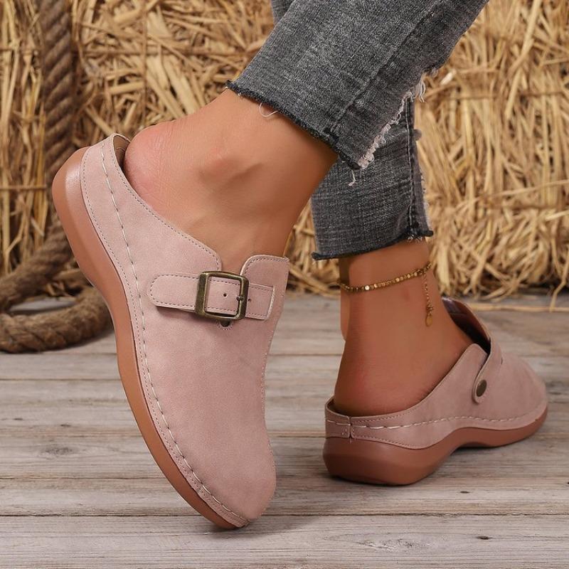 New Large-sized Lightweight and Casual Women's Shoes with Wedge Heels and Toe Caps