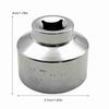 27mm Low Profile Oil Filter Wrench, 6 Point Socket Replacement for Mercedes Benz A Class, Mini, Kia, Nissan, and Others