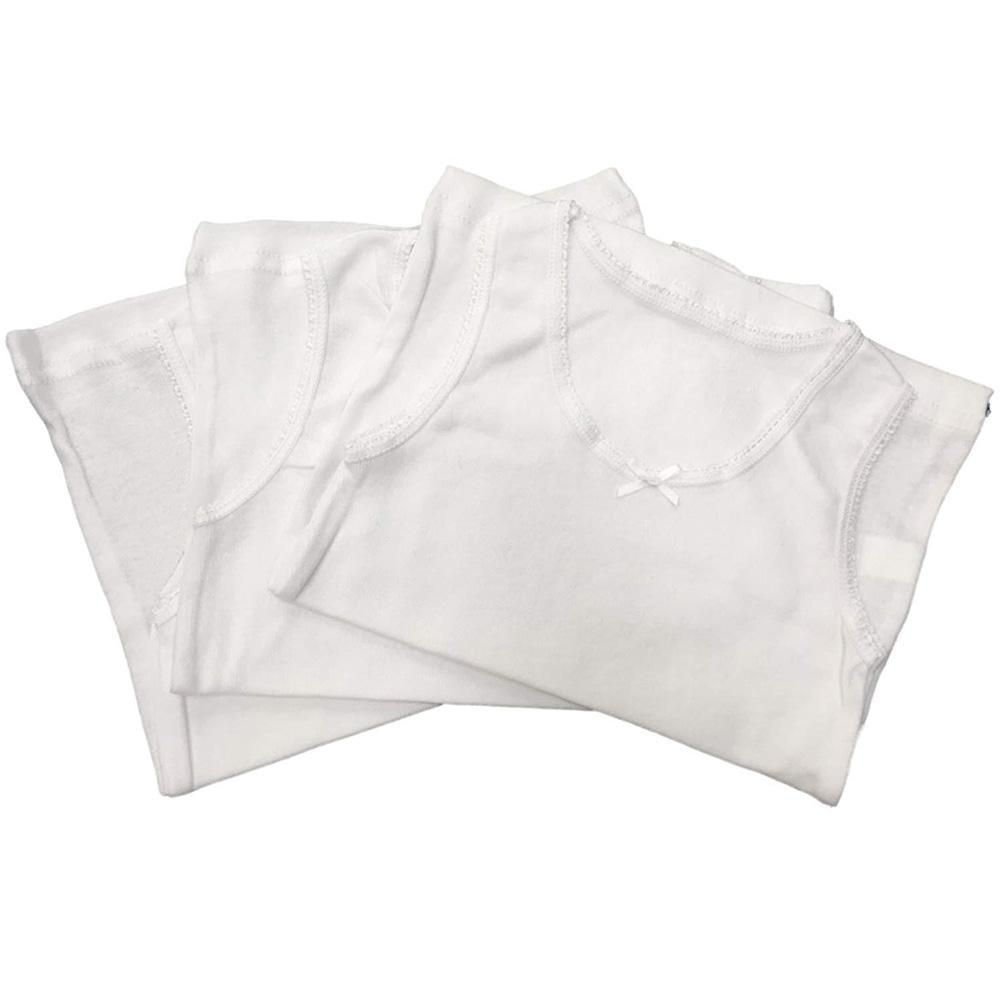 KidCollection Girls Vest Top (Pack of 6)