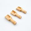 5pcs Coffee Tea Mini Sugar Spoon Wooden Round Handle Scoop Teaspoon Small Salt Shovel Milk Powder Scoops Wood Condiment Spoons