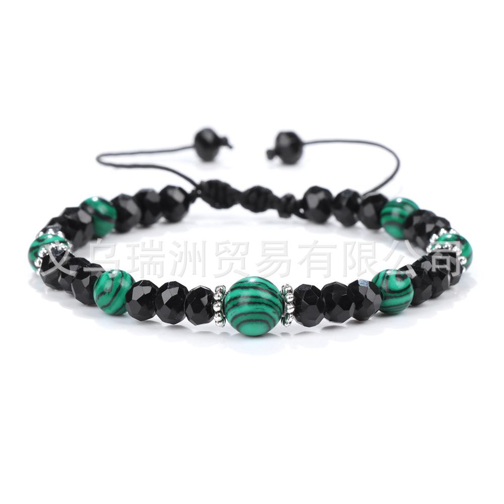JYL TS Bracelet Adjustable Woven  Faceted Beads Enhances Clarity And Decision-Making FA0114 одуванчиковый