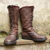New European and American Retro Medieval Renaissance Large-size Men's Leather Boots