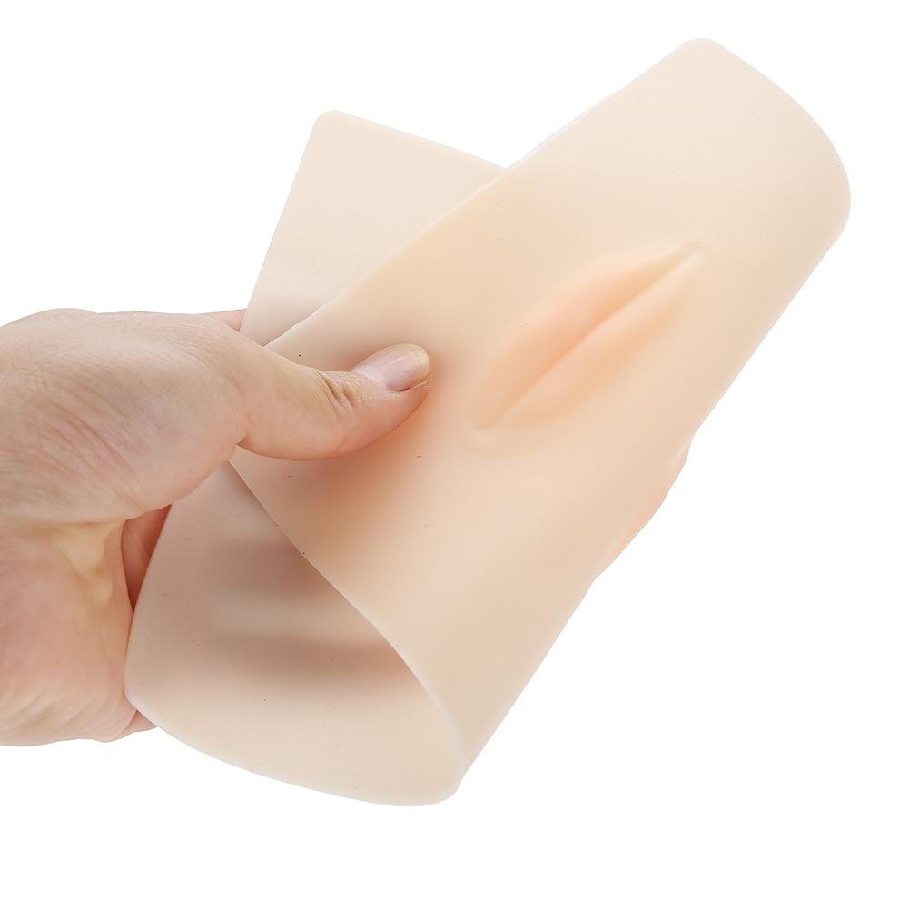 3Pcs Silicone Permanent Makeup Training Skin Lip Tattoo Fake Practice Skin Kit