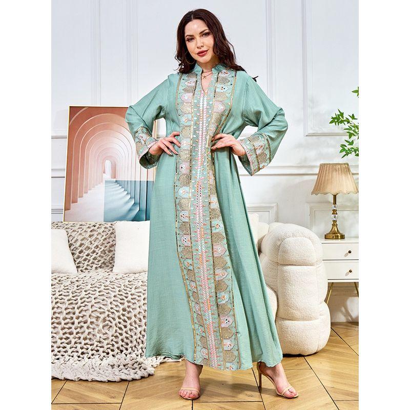 Magic Queen Dubai Indonesia Women clothes New Fashion Sequin Embroidered Luxury Evening dress Dress Dresses