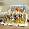 Vintage Eric Clapton 1974 Us Tour Yellow Plush Blanket, Multipurpose Blanket for Home and Travel, Cloud-Like Blanket for Total Relaxation