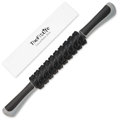 TheFitLife Massage Roller Myofascial Release Roller Calf Massage Fascia Roller Stick Neck Shoulder Back Waist Foam Roller Lymph Legs Feet Thighs Soles
