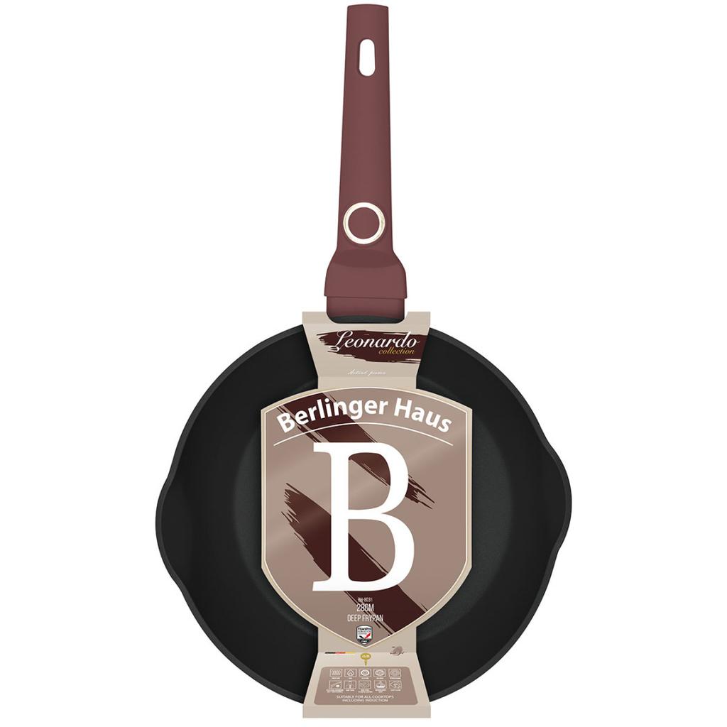 TITANIUM DEEP FRYPAN 28cm BERLINGER HAUS BH-8031 LEONARDO