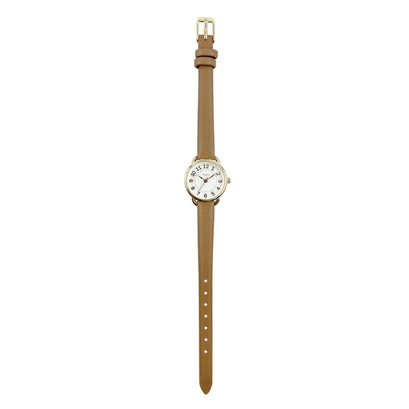 [Follow] Fragola Simple Belt Watch N05123A-1 MOC Women's Brown