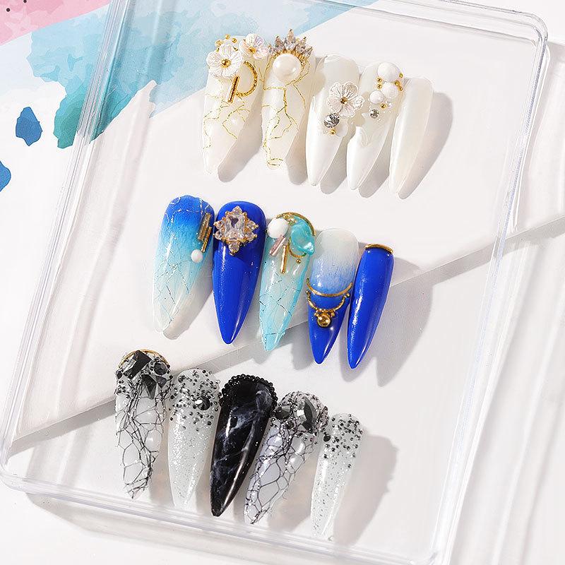 Nail Art Luxury Sally Mesh Yarn Mesh Decoration, Nail Art Mesh Yarn Joujou Same Style High Face