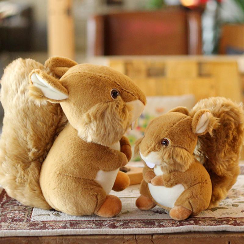 Squirrel Small Animal Plush Toy Doll Toy Home Decoration Doll Cute Pillow Cute Hamster